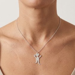 Colgantes personalizados con dibujos de los niños.