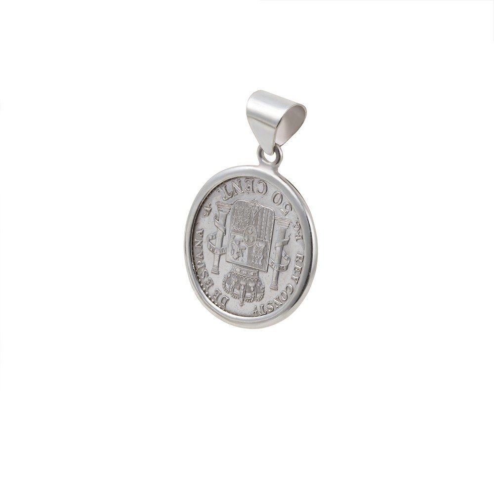 Moneda Conmemorativa Española De 1891 - Alfonso XIII, Chapada En Cuproníquel, Plateada, Ideal Para Coleccionistas Y Regalos